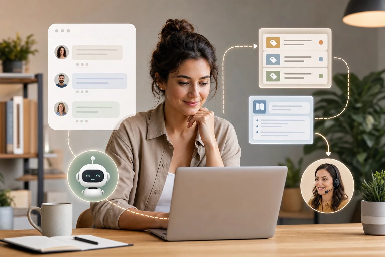 How to Build a Simple AI-Powered Customer Support Workflow for a Small Business